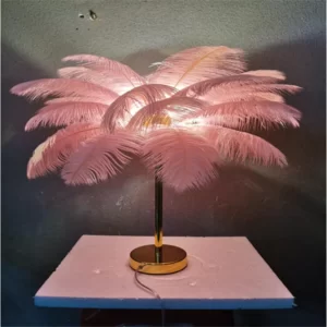 Decoration Feather Table Lamps